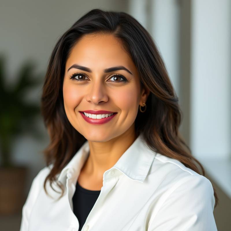 Portrait of Maria Silva, Head of Curriculum at SkillForge.
